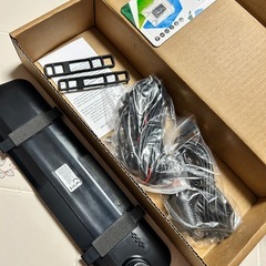 ②新品・ミラー型　前後ドライブレコーダーの画像
