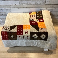 ニトリ こたつ 80×60㎝ ヴィンテージカラー 布団付きの画像