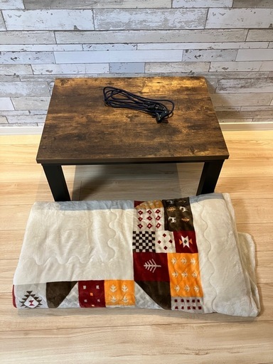 【お値下げしました！】ニトリ こたつ 80×60㎝ ヴィンテージカラー 布団付き
