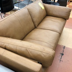 《尼崎市/リサイクルショップドリーム次屋店》★ジモティー割引有★Simon Li Furniture トップグレインレザー　ソファの画像
