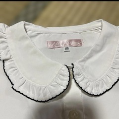 未使用 110 女の子 長袖 ブラウスの画像
