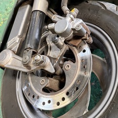 リード90 フロント足回り フェンダー付きの画像
