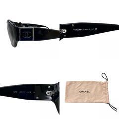 186000 現状品 CHANEL シャネル CHANEL サングラス　 ブラック [0000000000200]の画像
