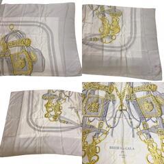 エルメス HERMES スカーフ BRIDES de GALA カレ140 式典用馬勒 SURTEINT ベージュの画像