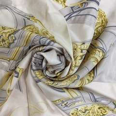 エルメス HERMES スカーフ BRIDES de GALA カレ140 式典用馬勒 SURTEINT ベージュの画像