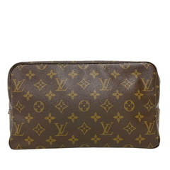 ルイヴィトン LOUIS VUITTON セカンドバッグ モノグラム トゥルーストワレット28 M47522 ブラウンの画像