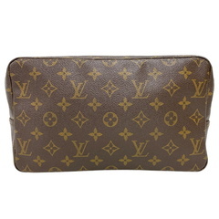 ルイヴィトン LOUIS VUITTON セカンドバッグ モノグラム トゥルーストワレット28 M47522 ブラウンの画像