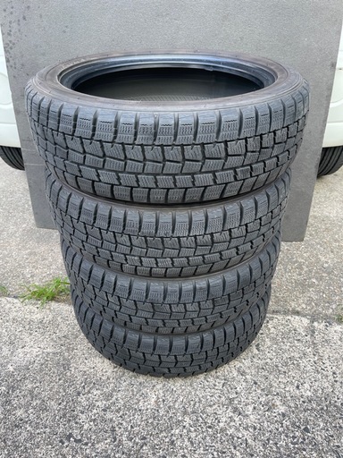 914-1)はめ替え込み！165/55R15 ダンロップスタッドレス中古4本セット！2018年製ウインターマックスWM01