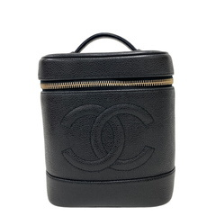 シャネル CHANEL ハンドバッグ ココマーク バニティバッグ ブラックの画像