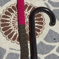 傘持ち手カバー　ハンドメイド(^^)の画像