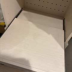 キッチン収納　スライド式　炊飯器　食器棚の画像