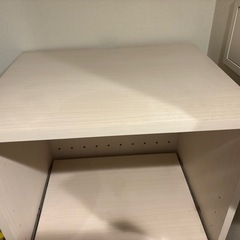キッチン収納　スライド式　炊飯器　食器棚の画像