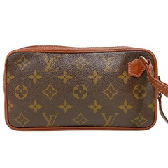 ルイヴィトン LOUIS VUITTON クラッチバッグ モノグラム マルリーバンドリエール 旧型 M51828 ブラウンの画像
