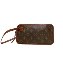 ルイヴィトン LOUIS VUITTON クラッチバッグ モノグラム マルリーバンドリエール 旧型 M51828 ブラウンの画像