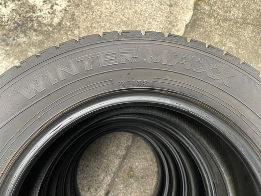 914-3)はめ替え込み！195/65R15 ダンロップスタッドレス中古4本セット！2021年製ウインターマックスWM02