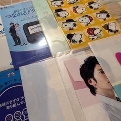 柄付き　クリアファイル　15枚の画像