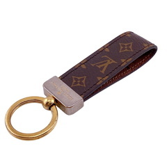 ルイヴィトン LOUIS VUITTON その他小物 モノグラム ポルトクレドラゴンヌ チャーム キーホルダー M65221 ブラウンの画像