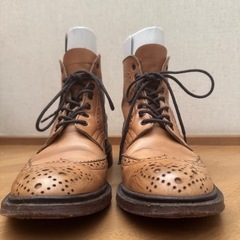 Tricker's ブローグブーツ 23、5センチの画像