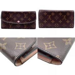 ルイヴィトン LOUIS VUITTON 長財布 モノグラム ポルトフォイユ・エミリー M61289 ブラウンの画像