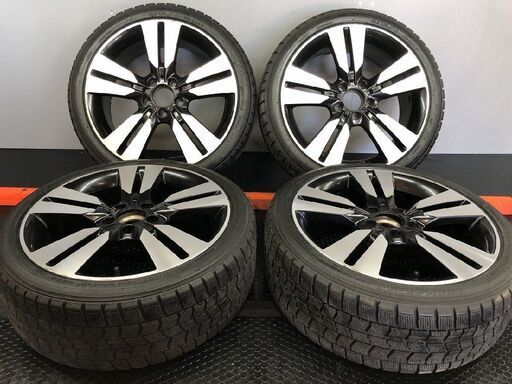 【GOODYEAR ICENAVI7 225/40R18】スタッドレス【ベンツ Aクラス 純正ホイール 18インチ 7.5J5HPCD112+52】20年製 バリ溝　(STG045-2)