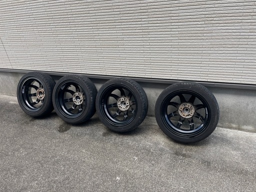 15インチ　4H 165/50/15 5J　コペン  軽ホイール　　タイヤセット　即使用可能　タント　n-van n-box nワン 
