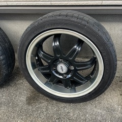 15インチ　4H 165/50/15 5J　コペン  軽ホイール　　タイヤセット　即使用可能　タント　n-van n-box nワン ワゴンR ムーブ　深リム　旧車　の画像