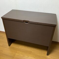 【譲ります】アンティーク調パソコンデスク　スライドテーブル付きの画像