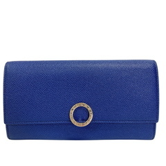 ブルガリ BVLGARI 長財布 ビーゼロワン フラップ バイカラー ブルーの画像