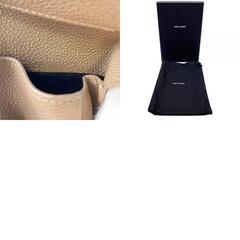 サンローラン SAINT LAURENT 二つ折り財布 コンパクトウォレット ロゴ ブラウン系の画像