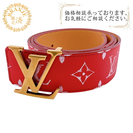 ルイヴィトン LOUIS VUITTON ベルト モノグラム サンチュール LV