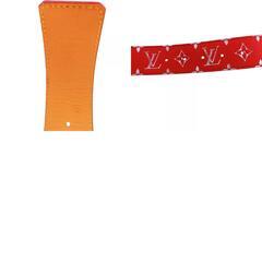 ルイヴィトン LOUIS VUITTON ベルト モノグラム サンチュール LVイニシャル リバーシブル 95/38 40MM M8457 レッドの画像