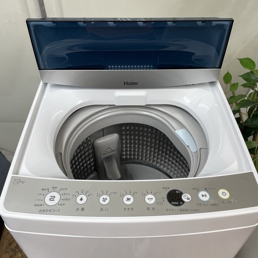 R089 ☀️ ジモティー限定特別価格！ 2022年製の高年式♪ Haier 洗濯機 （洗濯7.0㎏) JW-C70C ⭐ 動作確認済