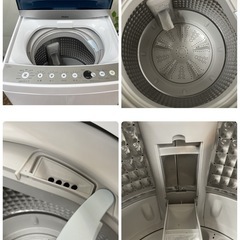 R089 ☀️ ジモティー限定特別価格！ 2022年製の高年式♪ Haier 洗濯機 （洗濯7.0㎏) JW-C70C ⭐ 動作確認済 ⭐ クリーニング済の画像