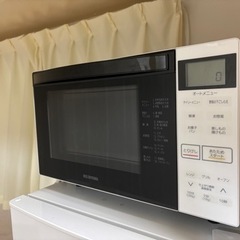 【アイリスオーヤマ】オーブンレンジフラットテーブル 18Lの画像