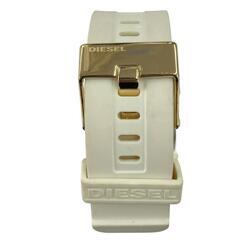 186000 現状品 DIESEL ディーゼル 腕時計（クォーツ） DZ-7149  ホワイト/ゴールド デジタル [0000000000226]の画像