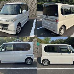 ダイハツ タントカスタムXリミテッド 車検2年付き ナビ TV Bluetooth ETC ドライブレコーダー完備 コミコミ価格 下取り大歓迎の画像