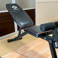  🏋️‍♂️【中古販売】ホームジム機材セット（WASAI パワーラック + トレーニングベンチ）🏋️‍♀️の画像