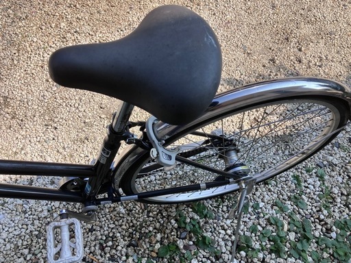 653、シティサイクル27インチ黒