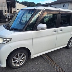 車検長い　L375S タントカスタム　後期　パール　パワスラの画像