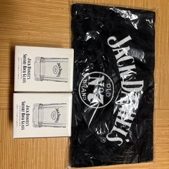 ジャックダニエル　ロックグラス　タオルセット　非売品の画像