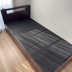 収納付きベッドの画像
