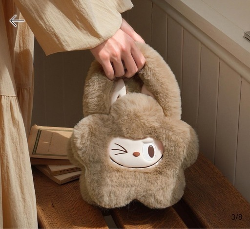 ラブブ バッグ   THE MONSTERS Classic Series-Plush Flower Bag