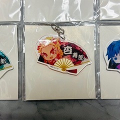 【新品】鬼滅の刃アクキー6点セット炭治郎善逸伊之助義勇煉獄時透の画像