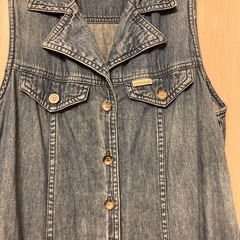 デニム　ワンピースの画像