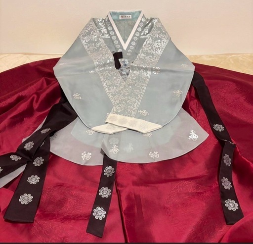 チマチョゴリ 上下、専用ペチコート、共布バッグセット チマチョゴリ