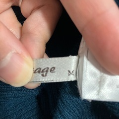 カシミヤ95% タートルネック長袖セーターの画像