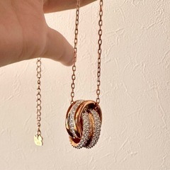 スワロフスキー　ネックレスの画像