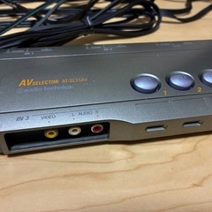 AVセレクター、RCAケーブル、S端子ケーブルの画像