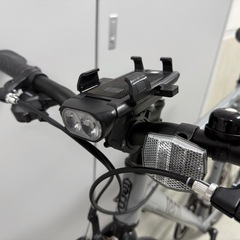 【美品】Tern ターン CLUTCH 700c マッドグレー クロスバイク ライト付き 鍵付き 空気入れ付きの画像