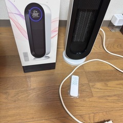 【ジャンク品】セラミックヒーター、リモート付きの画像